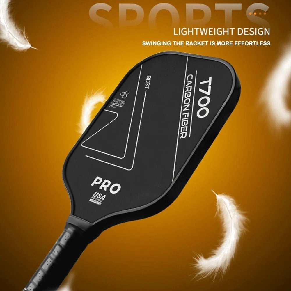 1pc T700 Pickleball Paddles Carbon Fiber USAPA Approved Pickleball Rackets Frosted Surface Non-slip Grip Pickle Ball Paddle