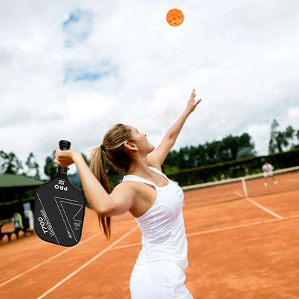 1pc T700 Pickleball Paddles Carbon Fiber USAPA Approved Pickleball Rackets Frosted Surface Non-slip Grip Pickle Ball Paddle