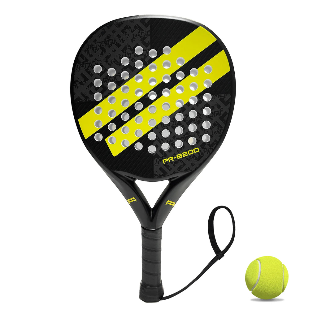 IANONI Padel Racket Carbon Fiber Surface with EVA Memory Flex Foam Core Lightweight Padel Racquet