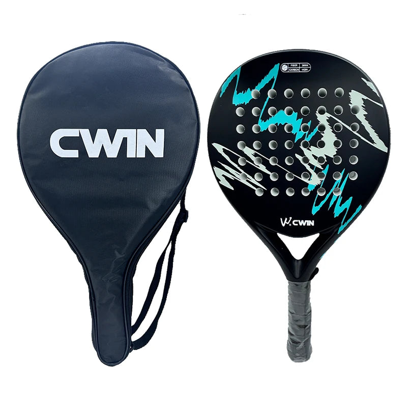 Camewin Paddle Racket Adult Prefessional Carbon Fiber Soft EVA Face Tennis Paddle Racquet Racket with Padle Bag Cover 2024 New