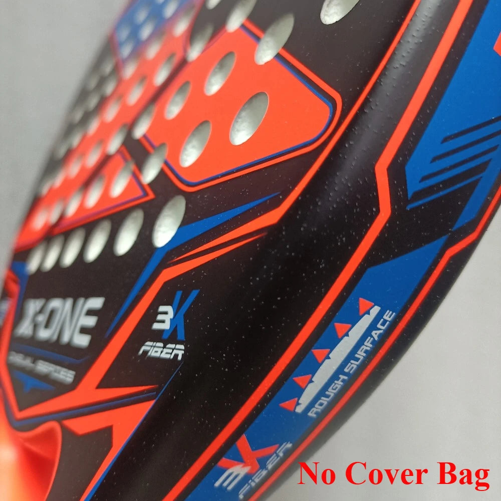 Hot Professional Padel Tennis Racket Carbon Fibre Composite Diamond Shaped EVA Laminated Foam Fengdong 3D SPIN Sports Racquet