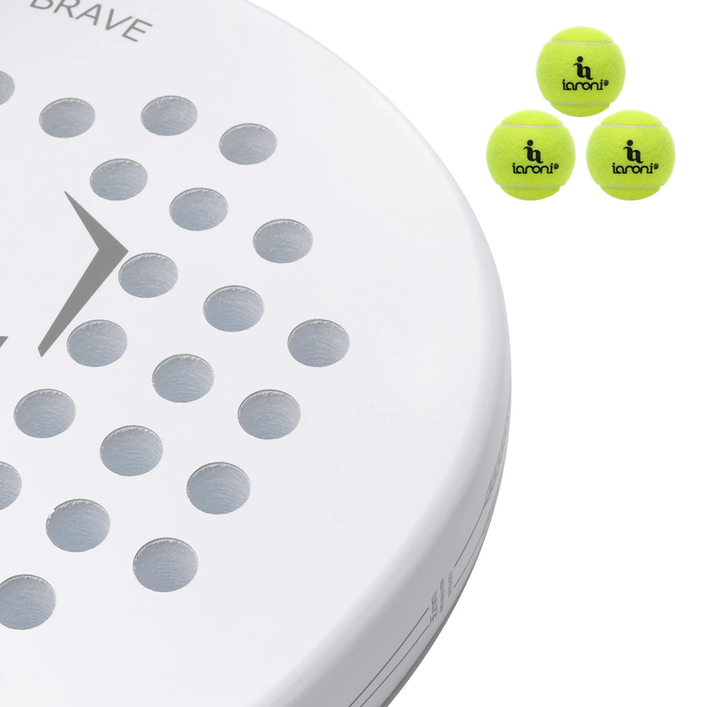 Padel Tennis Rackets,Paddle Tennis Racquets Carbon Fiber with EVA Memory Flex Foam Core,Paddle Racket Lightweight for Pop Tennis