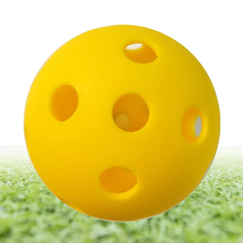 Indoor Pickleball Balls Paddle Ball 26 Holes Pickleball Sport Training Practice Plastic Pickleball Airflow Hollow Balls