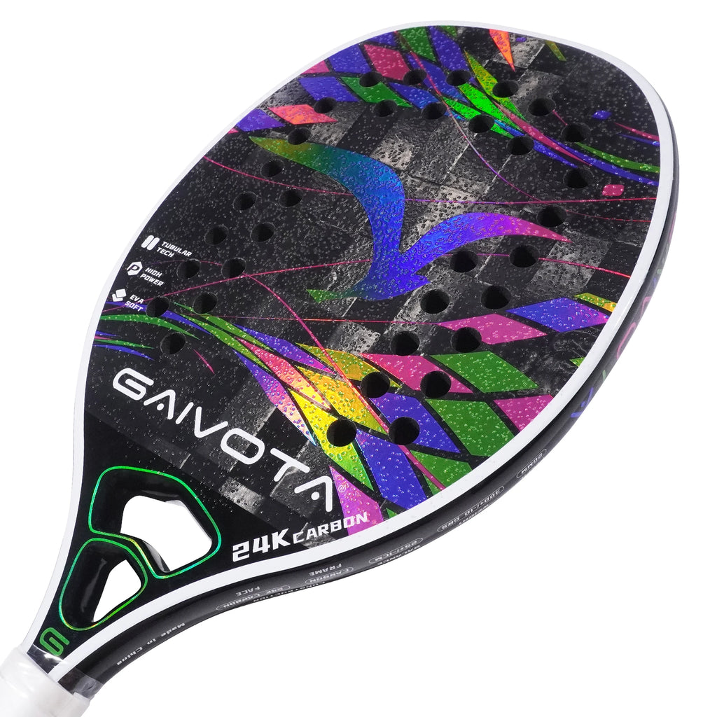 GAIVOTA 2025 300g lightweight beach tennis racket made of 24K carbon fiber, suitable for intermediate and advanced athletes