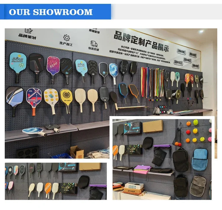 EVA Power Surrounding Foam Boomstik Core Pickleball Paddle Sweet Dessert Balanced MOI Training System Raw Carbon Fiber Epp