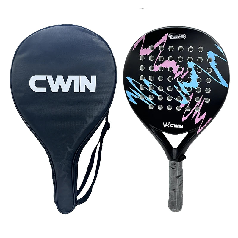 Camewin Paddle Racket Adult Prefessional Carbon Fiber Soft EVA Face Tennis Paddle Racquet Racket with Padle Bag Cover 2024 New