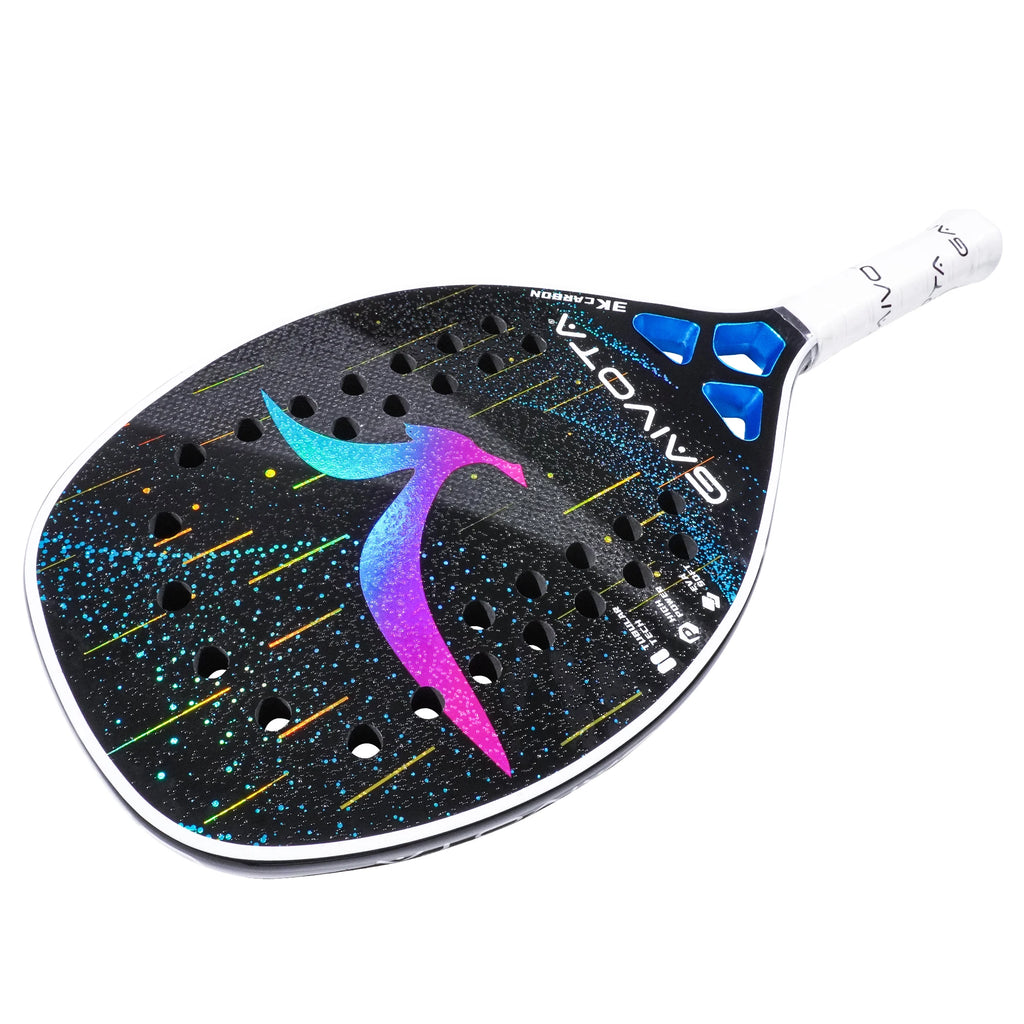 GAIVOTA 2025 carbon fiber beach tennis racket 3K mid to senior professional athlete+backpack