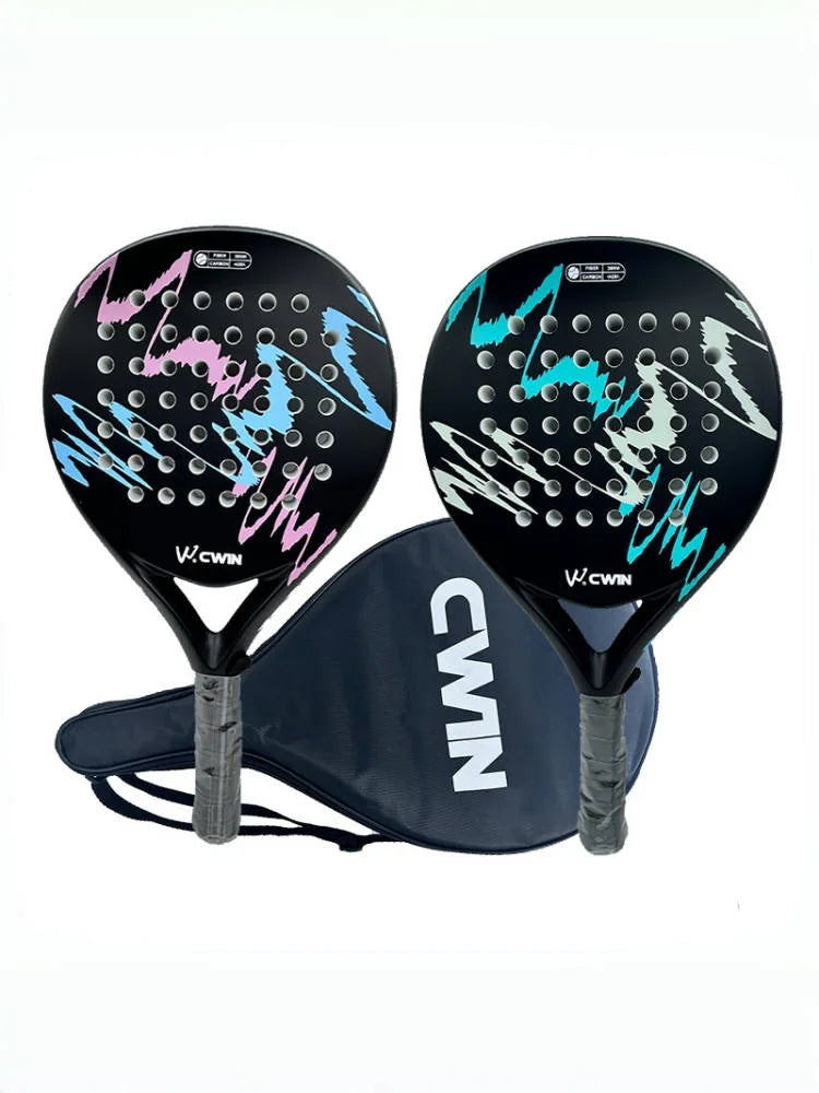 Camewin Paddle Racket Adult Prefessional Carbon Fiber Soft EVA Face Tennis Paddle Racquet Racket with Padle Bag Cover 2024 New