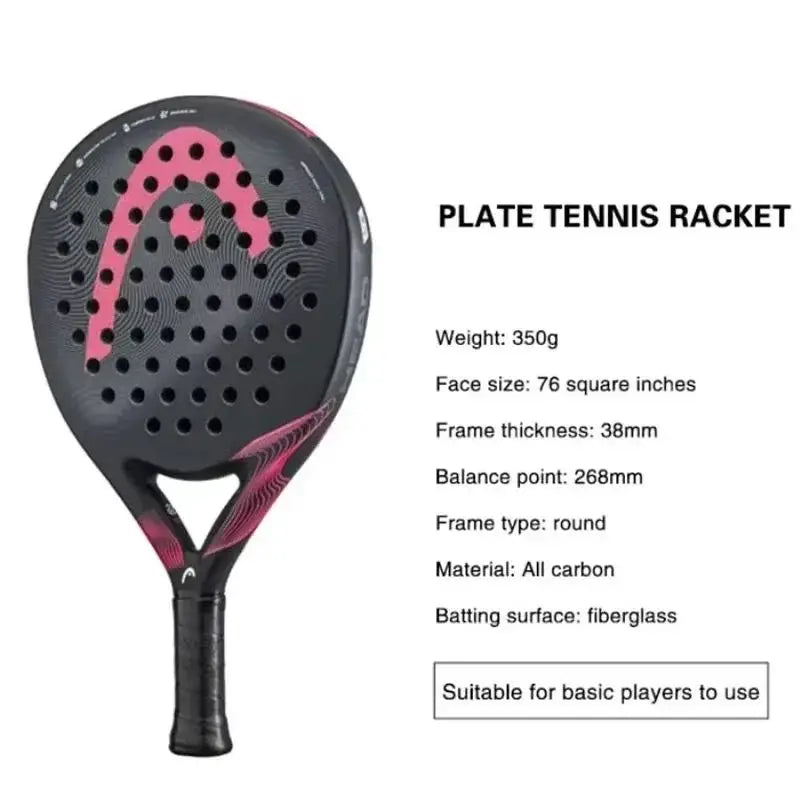 HEAD 2025 NEW Tennis Padel Rackets VIBE Series Carbon Fibre Eva Memory Flex Foam Core Padel Tennis Racquets Lightweight