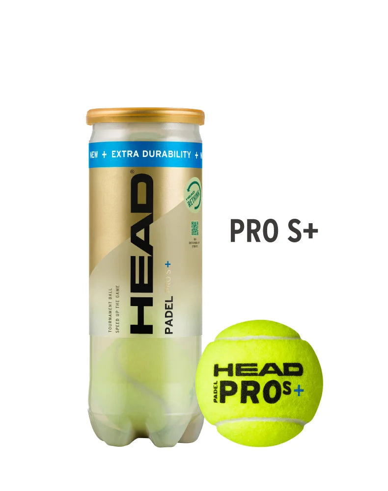 HEAD Controlled Padel BallsPaddle Paddle Tennis Tournament Training Ball 1 Can = 3 Balls