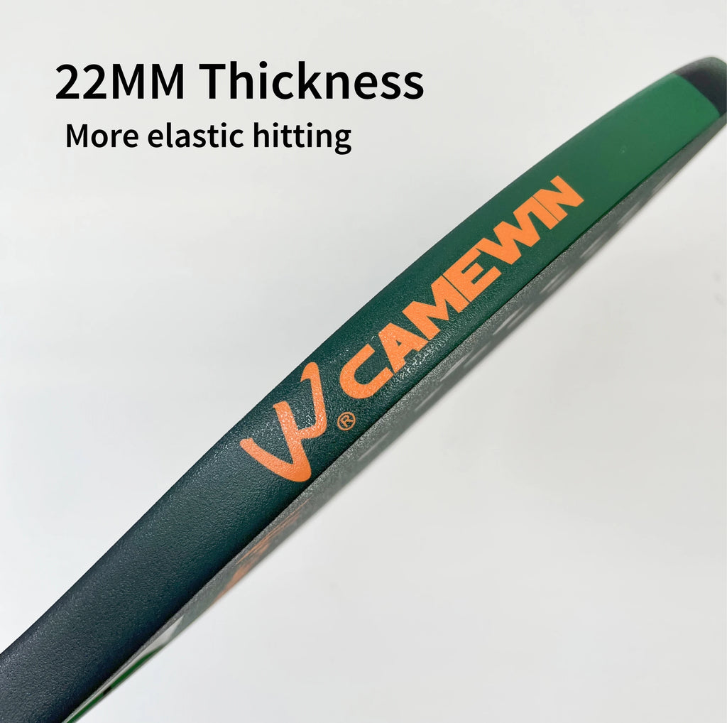 Beach Tennis Racket Camewin Padel Paddle 50% Carbon Fiber EVA Core Tennis Racket Lightweight With Protective Bag Cover Soft Face