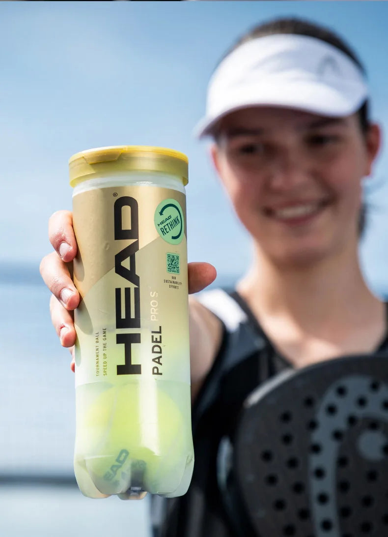 HEAD Controlled Padel BallsPaddle Paddle Tennis Tournament Training Ball 1 Can = 3 Balls