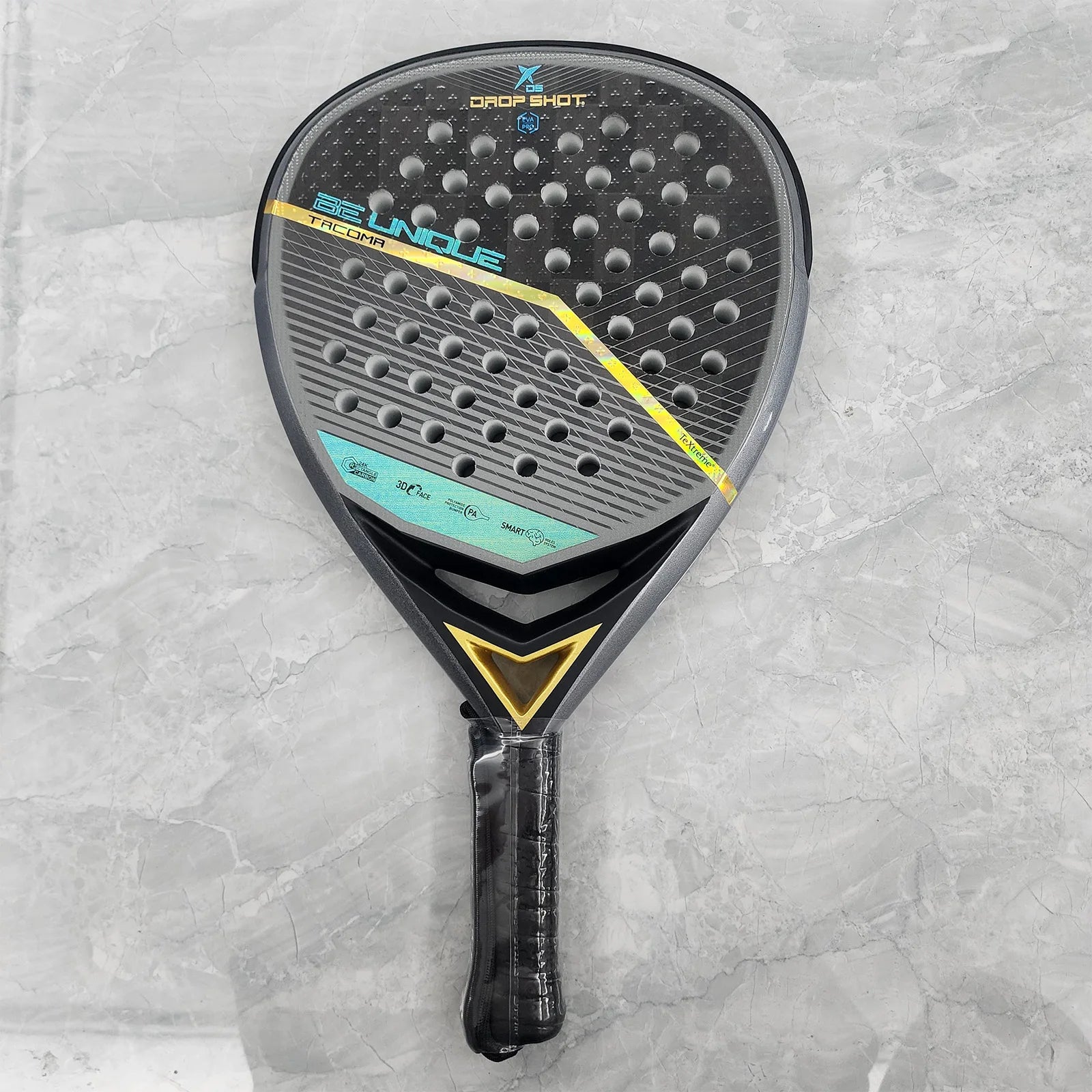 X-ONE-Carbon Fiber Paddle Raquete De Tenis  Nucleo Redondo Forma Para Iniciantes, Raquete Sem Capa Saco, 3K 12K 18K 2023-2025