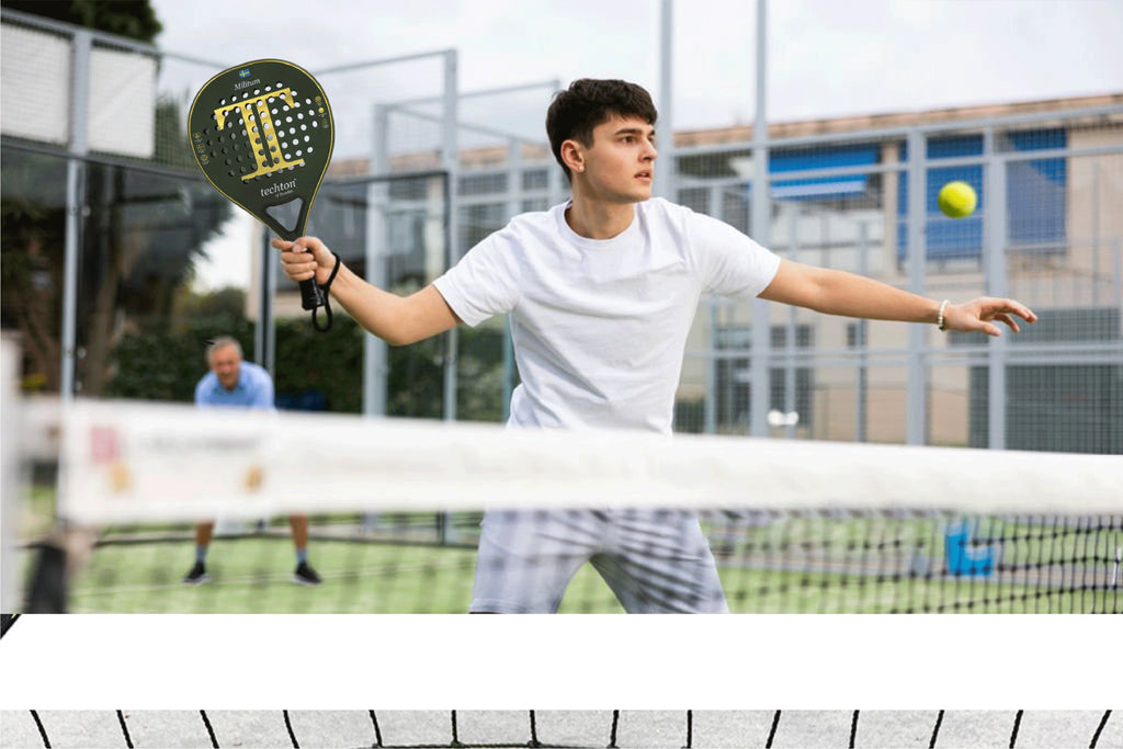 Padel Racket Carbon Fiber Soft EVA Head Memory Flex Foam for Excellent Balance Core Lightweight and Suitable for Beginners