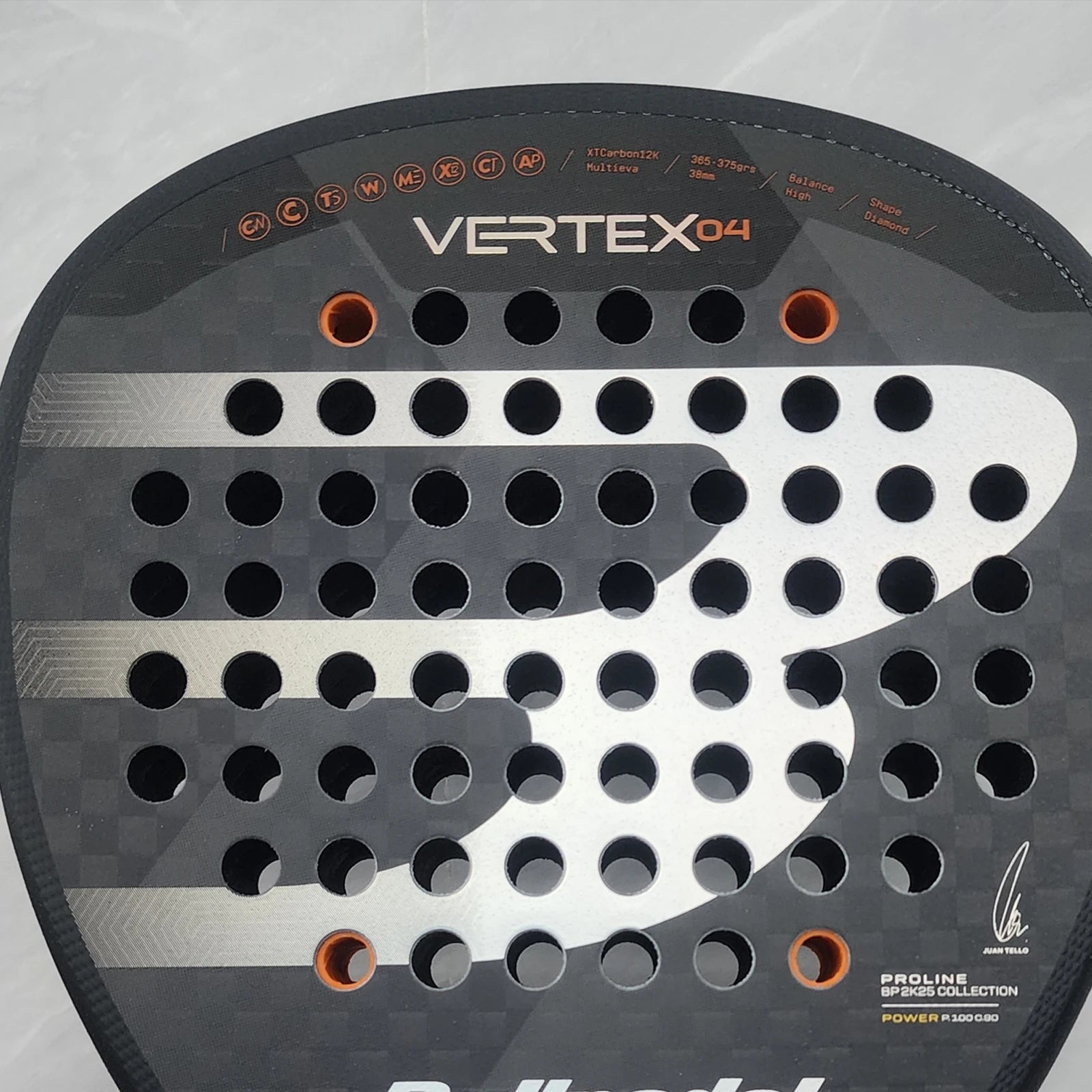 X-ONE-Carbon Fiber Paddle Raquete De Tenis  Nucleo Redondo Forma Para Iniciantes, Raquete Sem Capa Saco, 3K 12K 18K 2023-2025