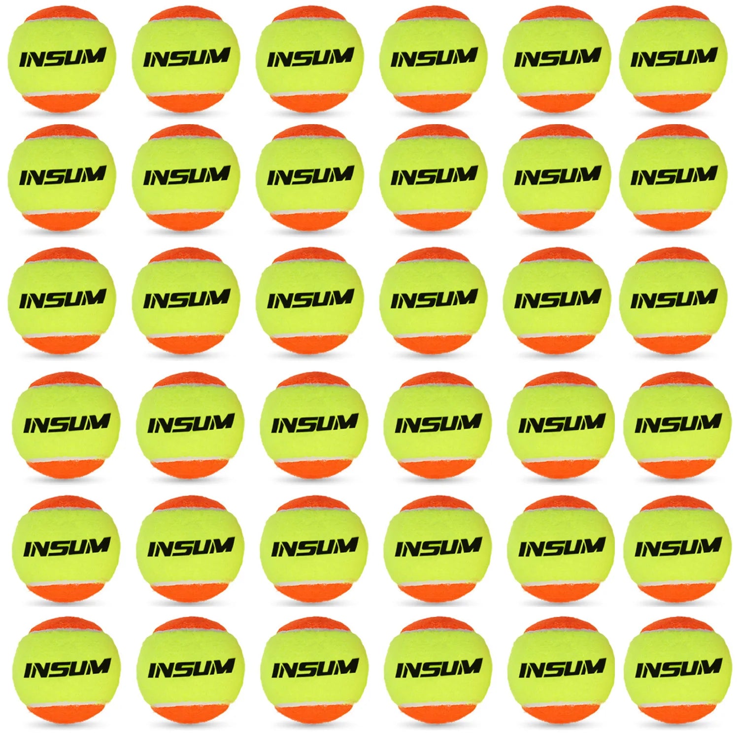 Beach Tennis Balls Professional 3/6/12/60 Pcs ITF Approved Stage2 BeachTrainning Balls for Kids and Beginner