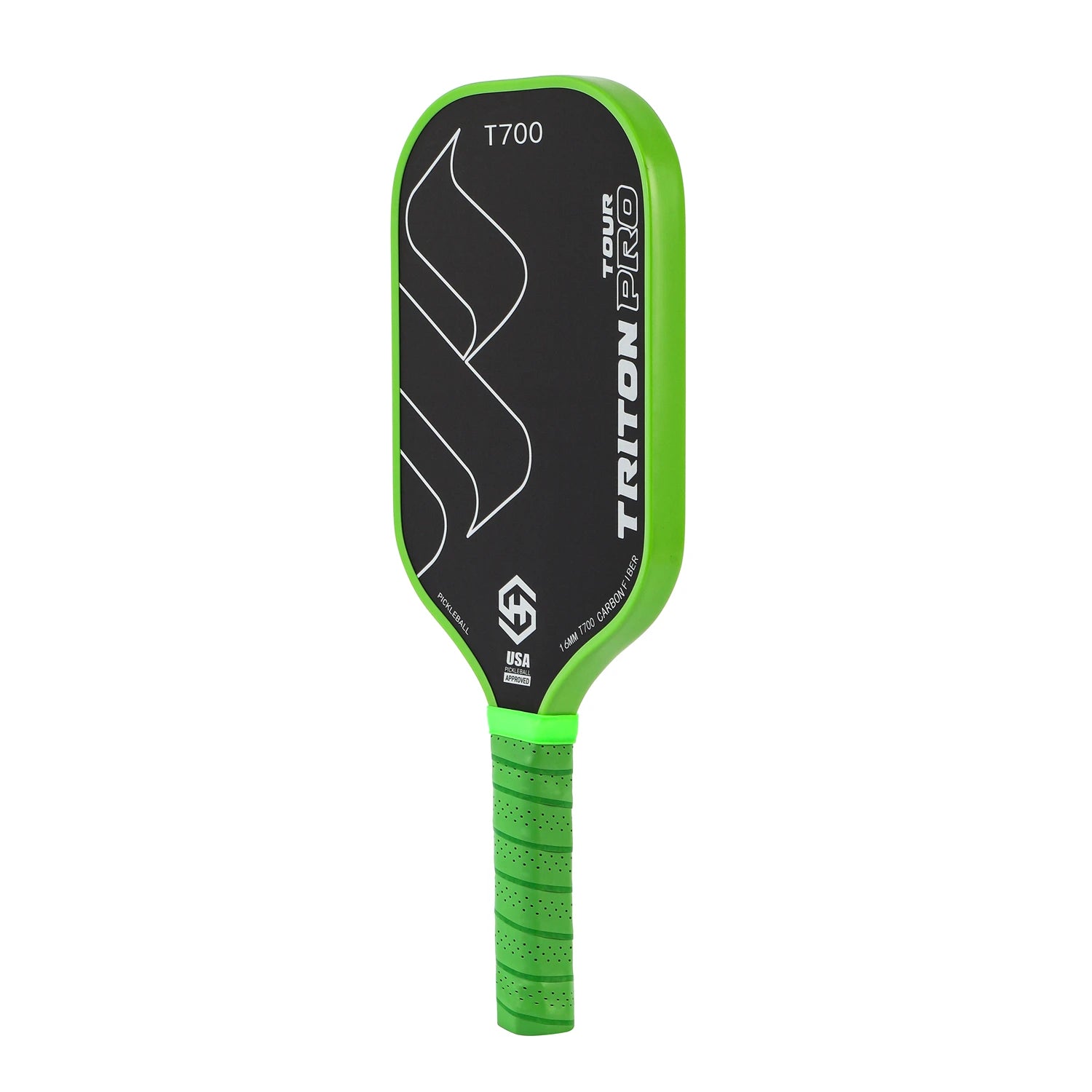 Pickleball Paddle with T700 Raw Carbon Fiber Surface 16mm STR-Core Power Polymer Core Premium Pickle Ball Racket Ultimate Spin