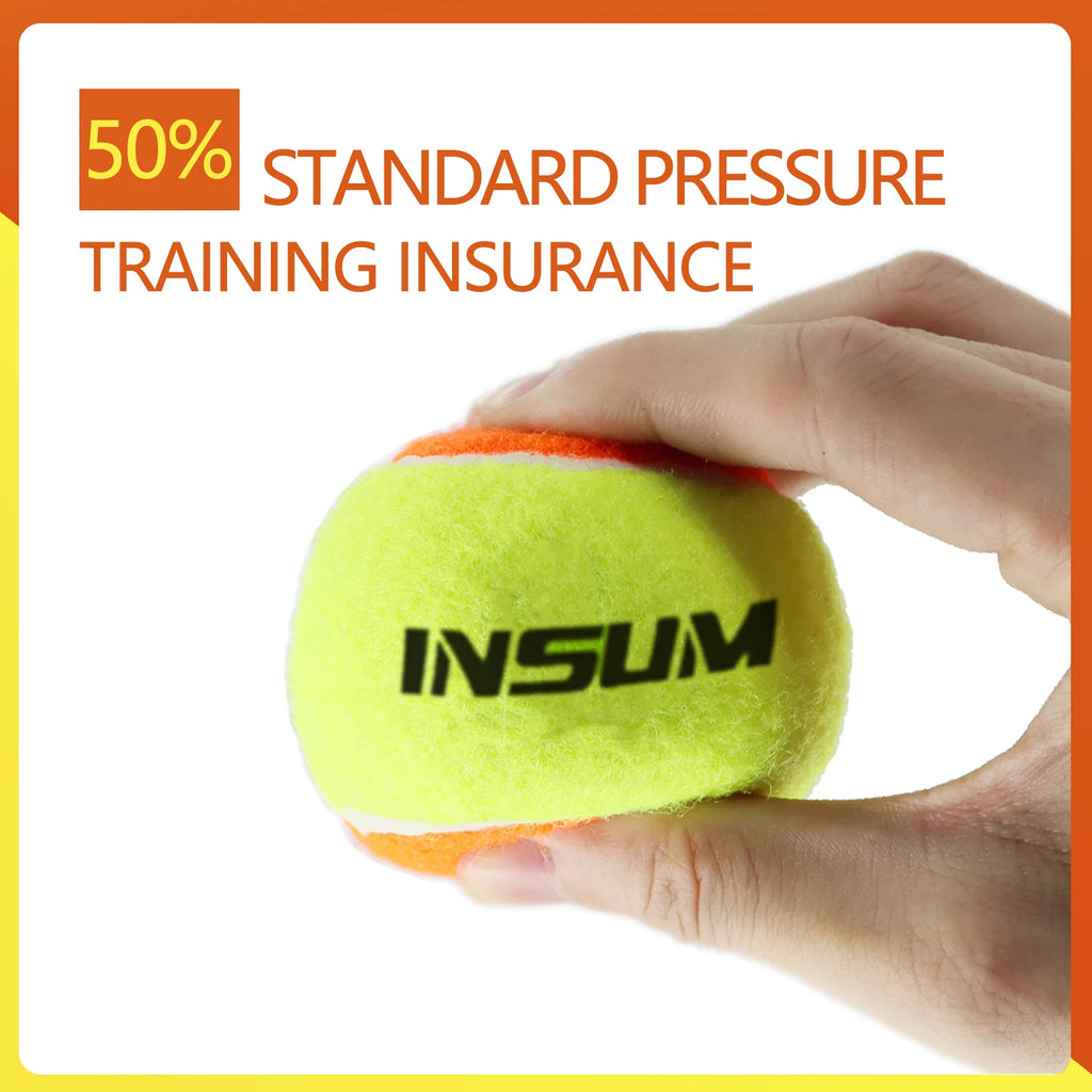 Beach Tennis Balls Professional 3/6/12/60 Pcs ITF Approved Stage2 BeachTrainning Balls for Kids and Beginner