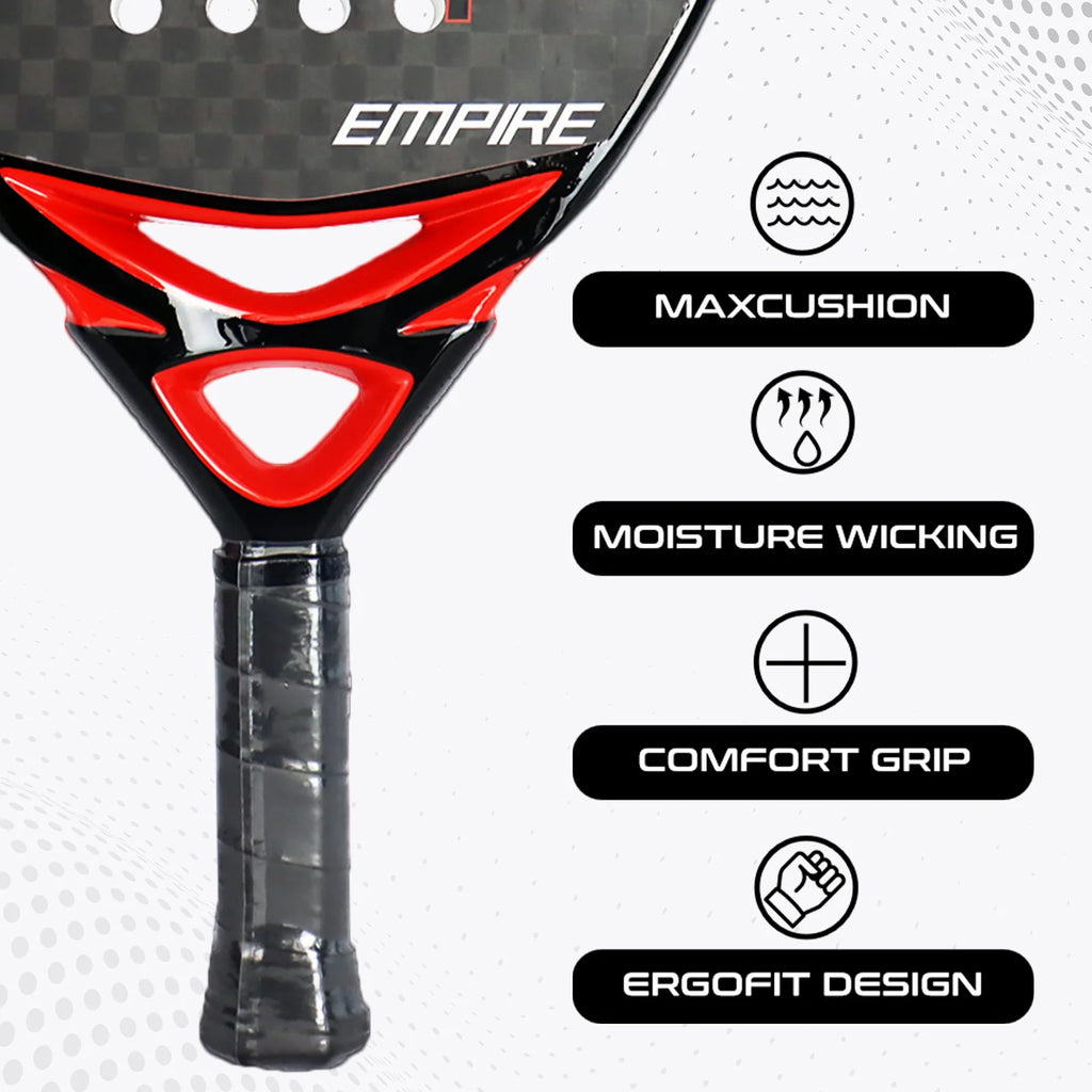3K/12K/18K 3D Padel Racquet Carbon Fiber Surface With Symmetrical Hole Distribution Professional Soft EVA Surface High Balance S