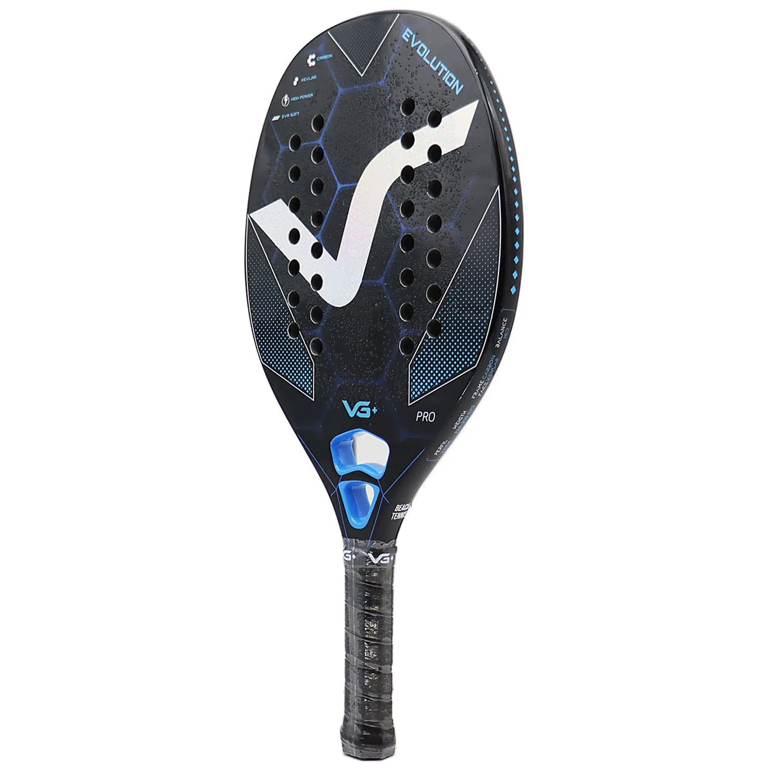 12K/Kevlar/Full Carbon Beach Tennis Racket Set Fiber Rough Surface Outdoor Sports Ball Racket For Men Women Adult Senior Player