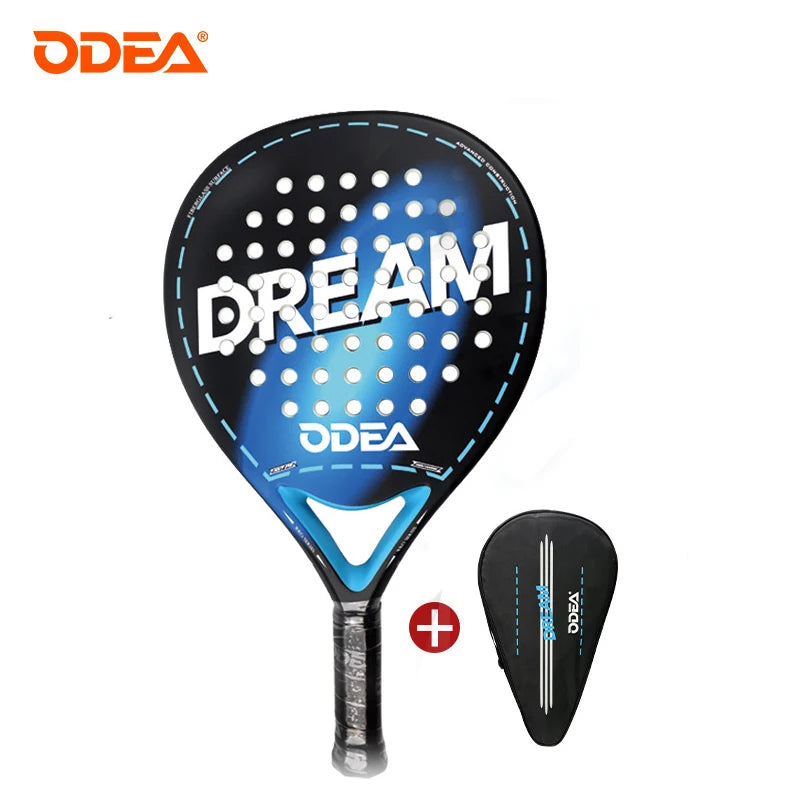 Odea Plate Tennis Racket Cage Beach Paddle Professional Advanced Carbon Fiber Sports Racket Outdoor Sports Racket