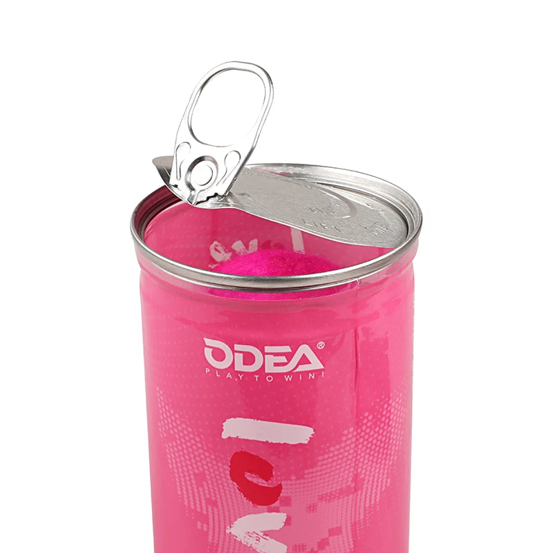 ODEA Professional Tennis Pink Training Ball 2 ball/barrel Match Balls High Elasticity Resistant Durable Excesice Outdoor Traini