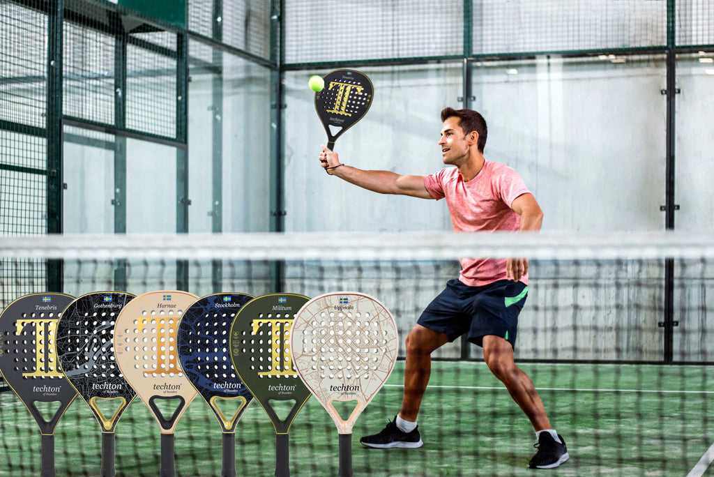 Padel Racket 3K/12K Carbon Fiber with Foam Core Round Shape 3D Hexgon with Cover Bag Performance Paddle