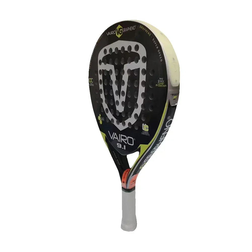 Padel Plate Tennis Racket Carbon Fibre Composite Diamond Shaped EVA Laminated Foam HPS Fengdong 3D SPIN Sports Racquet