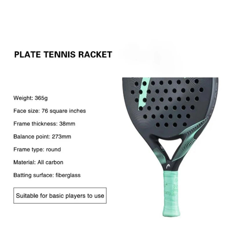 2025 New High Quality Professional Padel Tennis Rackets Soft Face Carbon Fiber Light weight Fashionable EVA Sports Racquet