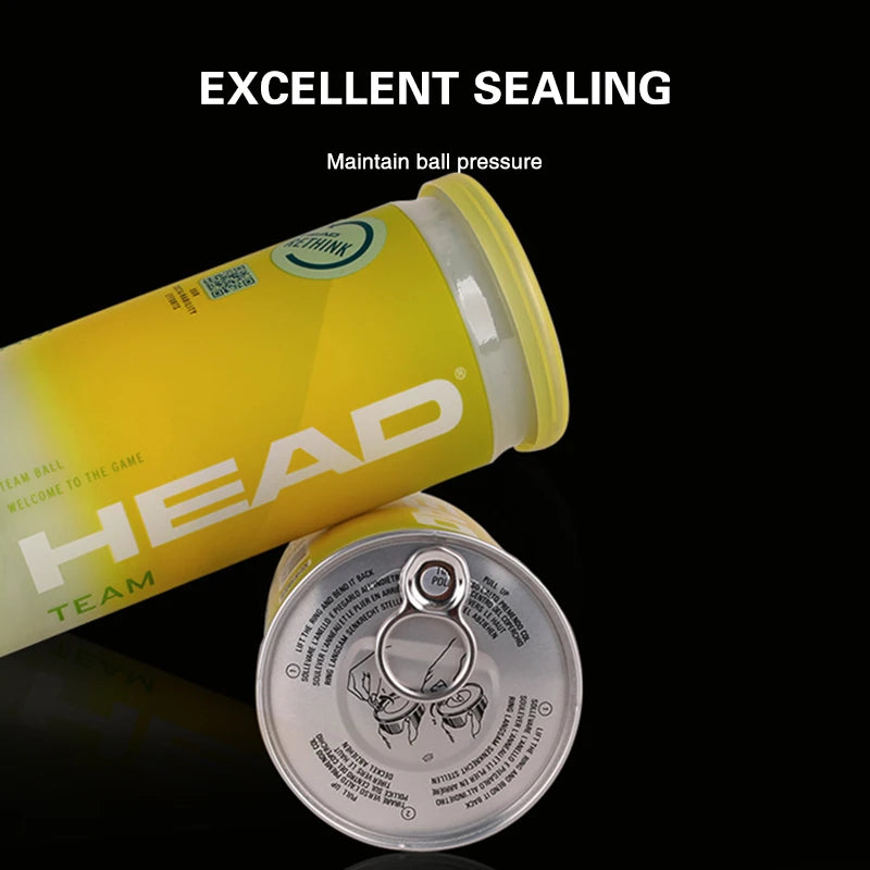 HEAD Professional Tennis 4B TEAM 3 Tour X Training Ball T 3B Pro Match Balls High Elasticity Resistant Durable Excesice Tennis