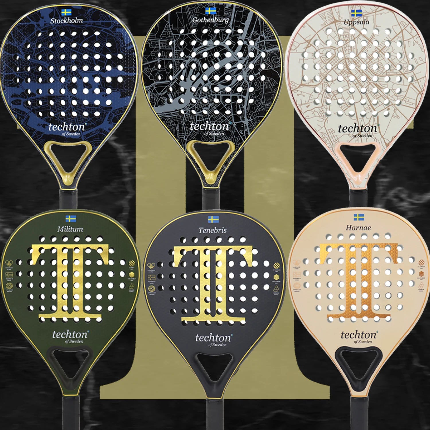 Padel Racket 3K/12K Carbon Fiber with Foam Core Round Shape 3D Hexgon with Cover Bag Performance Paddle