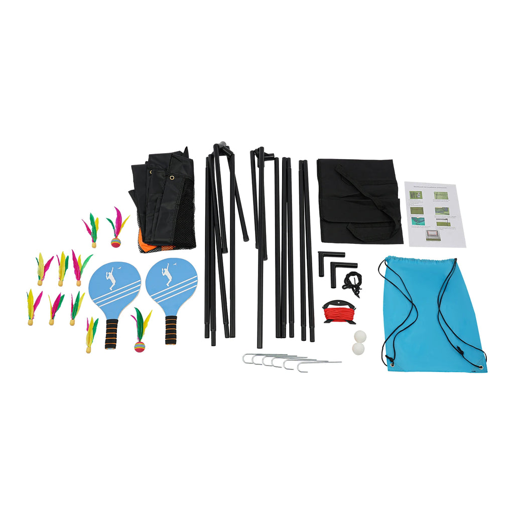 Shuttlecock Net Kit Bedminton Net With Stand Paddle Game With Net Outdoor Sports Badminton Net Set