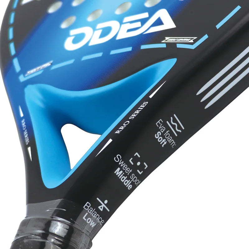Odea Plate Tennis Racket Cage Beach Paddle Professional Advanced Carbon Fiber Sports Racket Outdoor Sports Racket