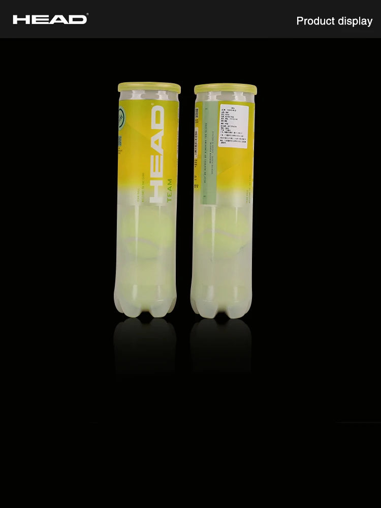 HEAD Professional Tennis 4B TEAM 3 Tour X Training Ball T 3B Pro Match Balls High Elasticity Resistant Durable Excesice Tennis