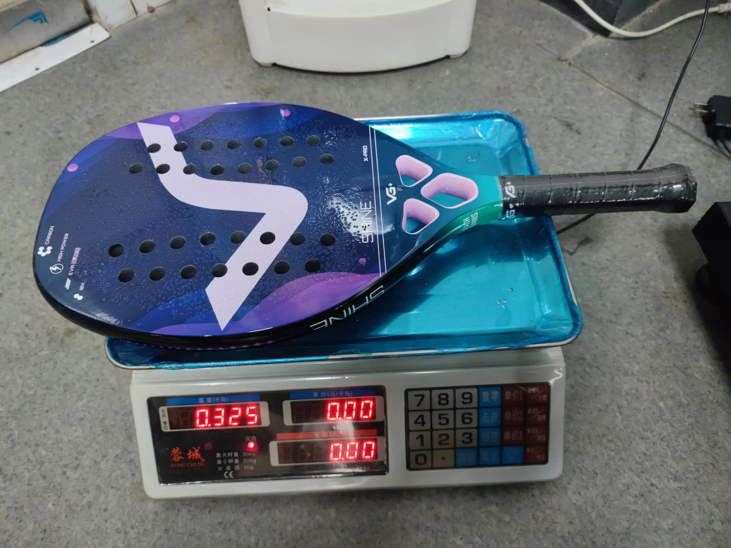 12K/Kevlar/Full Carbon Beach Tennis Racket Set Fiber Rough Surface Outdoor Sports Ball Racket For Men Women Adult Senior Player