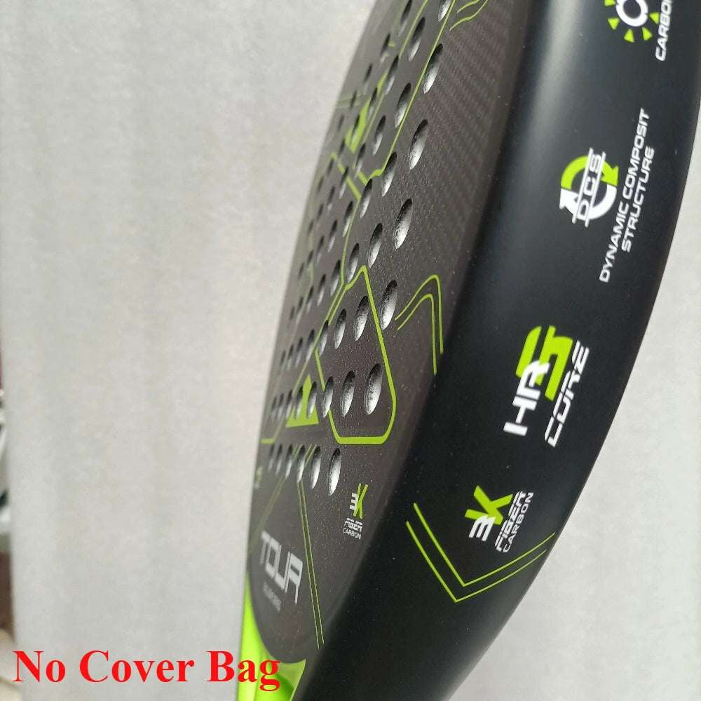 Hot Professional Padel Tennis Racket Carbon Fibre Composite Diamond Shaped EVA Laminated Foam Fengdong 3D SPIN Sports Racquet