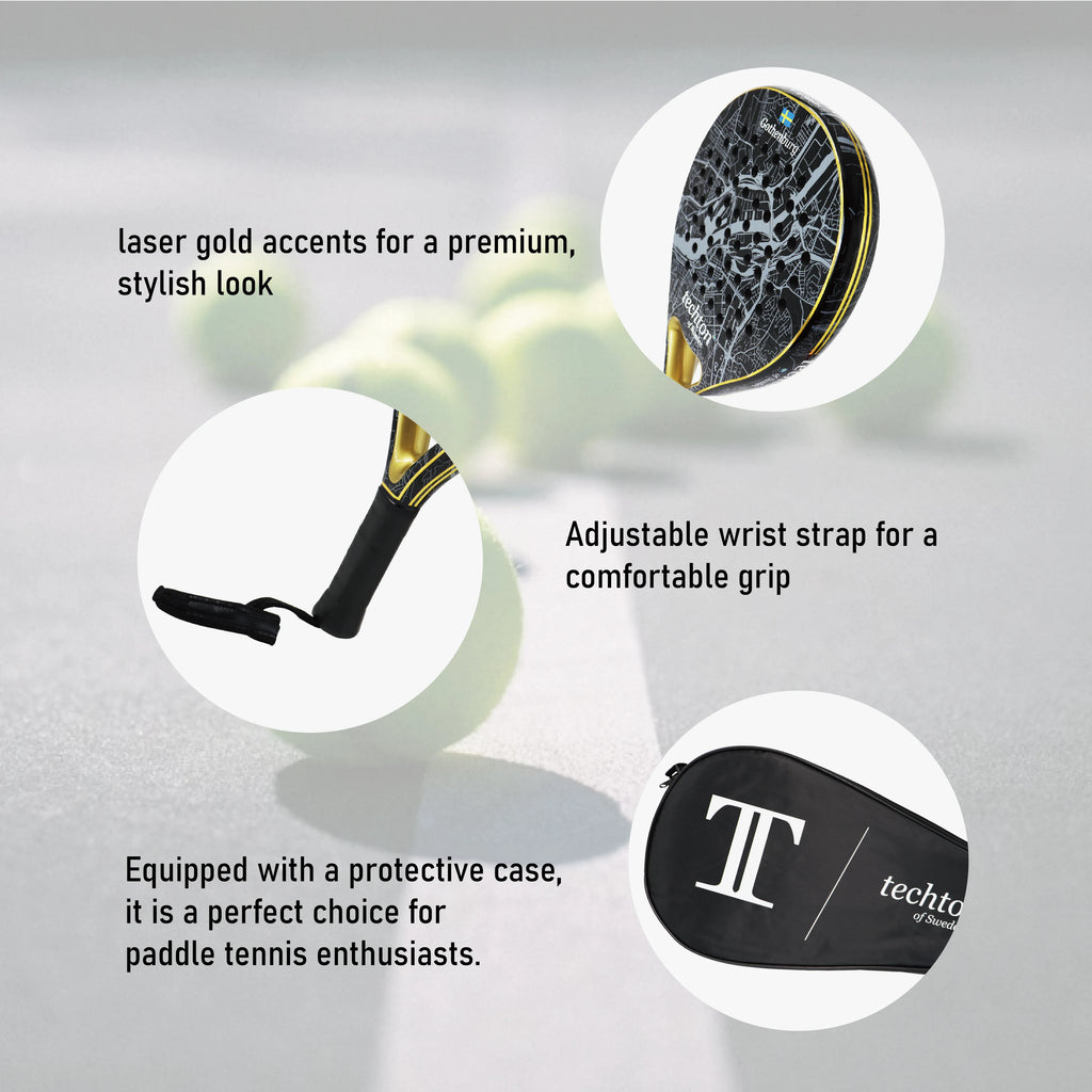 Pala Padel Raquetas de Tenis Racket Paddle Racquet EVA Soft 100%/3K/12K Carbon Fiber 3D Hexgon Paddle with Padel Bag Accessories