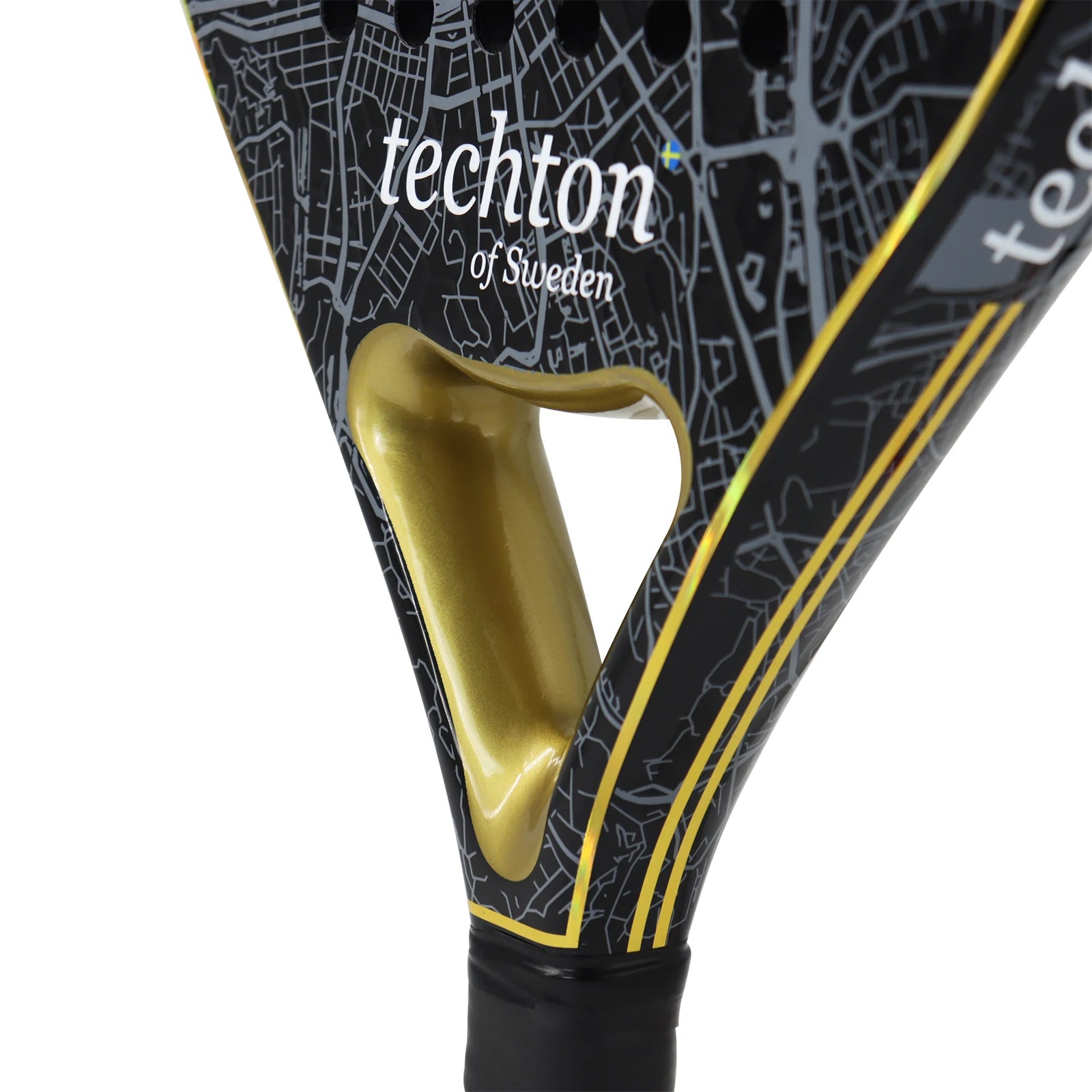 Padel Racket 3K/12K Carbon Fiber with Foam Core Round Shape 3D Hexgon with Cover Bag Performance Paddle