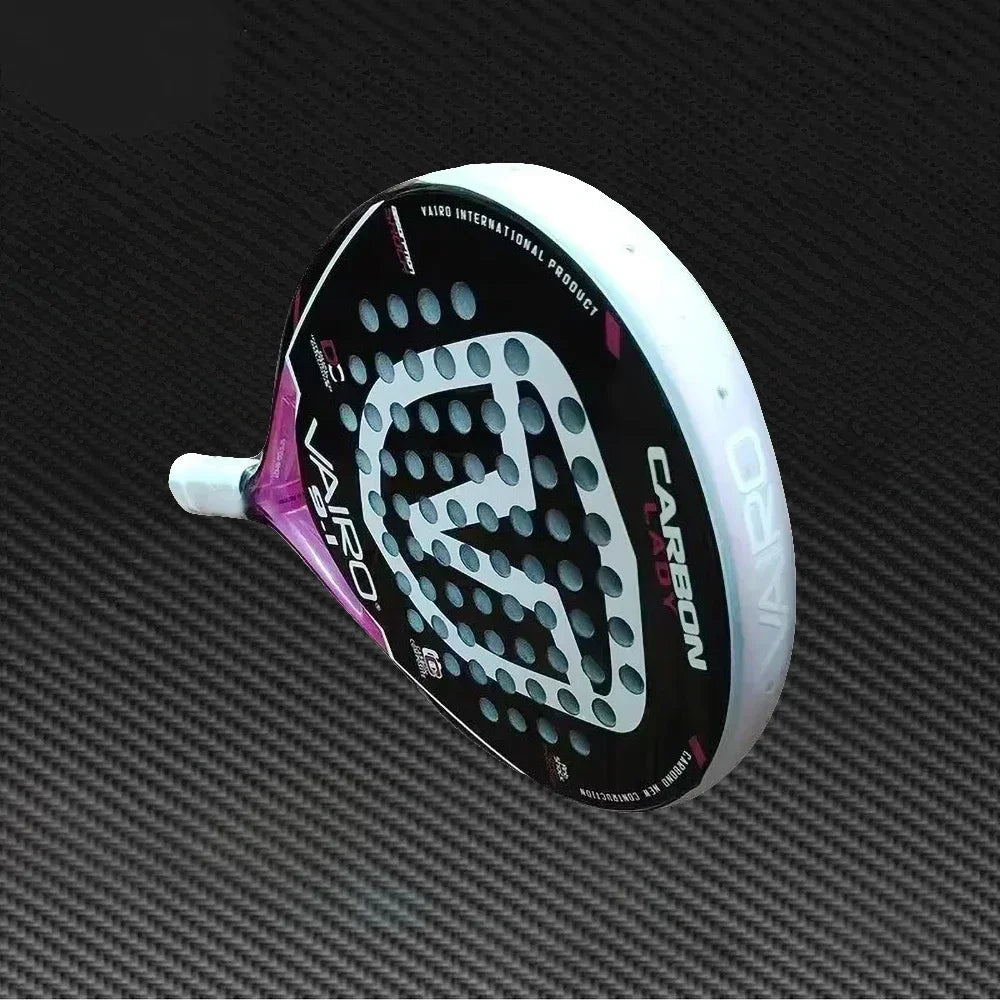 Padel Plate Tennis Racket Carbon Fibre Composite Diamond Shaped EVA Laminated Foam HPS Fengdong 3D SPIN Sports Racquet