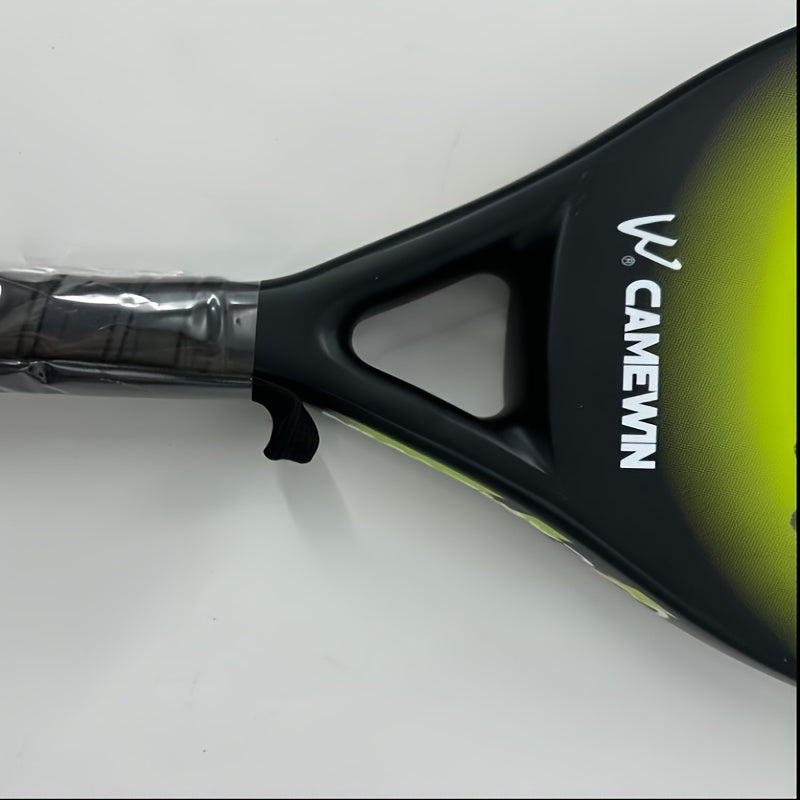 1pc Padel Tennis Paddle, Carbon Fiber With EVA Memory Foam Core Beach Paddle