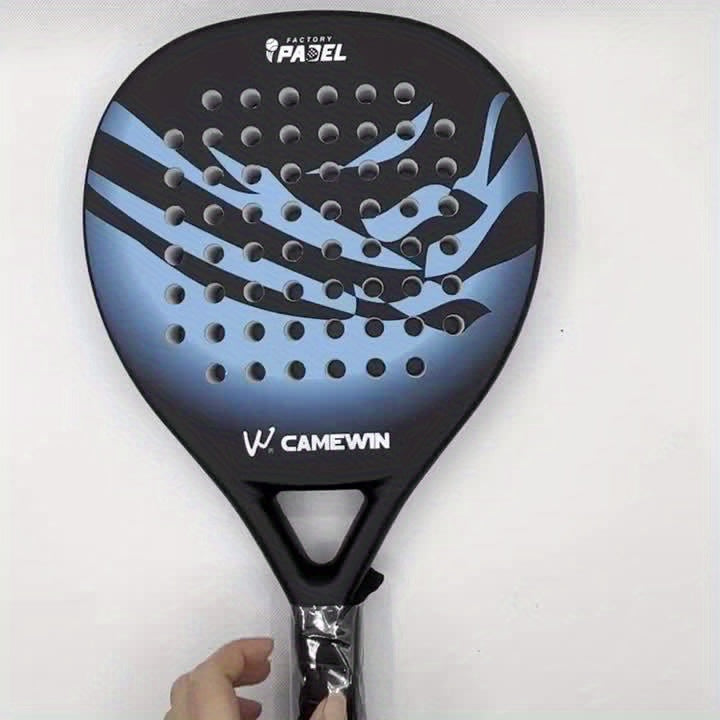 Padel Racket Tennis Carbon Fiber Soft EVA Face Tennis Paddle Racquet Racket with Padle Bag Cover with Free Gift New Hot